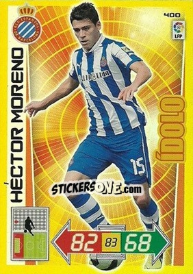 Sticker Héctor Moreno - Liga BBVA 2012-2013. Adrenalyn XL n. 400 - Panini