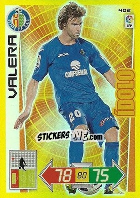 Sticker Valera - Liga BBVA 2012-2013. Adrenalyn XL n. 402 - Panini