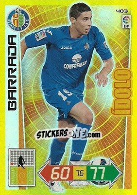 Sticker Barrada - Liga BBVA 2012-2013. Adrenalyn XL n. 403 - Panini