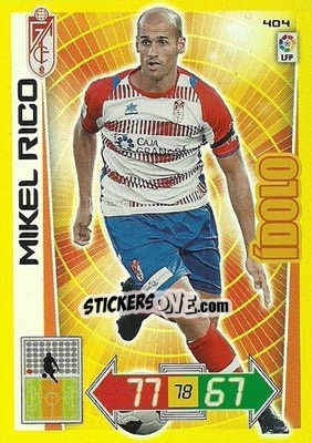 Sticker Mikel Rico - Liga BBVA 2012-2013. Adrenalyn XL n. 404 - Panini