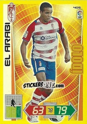 Sticker El Arabi - Liga BBVA 2012-2013. Adrenalyn XL n. 405 - Panini