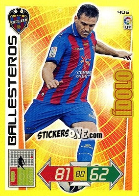Sticker Ballesteros - Liga BBVA 2012-2013. Adrenalyn XL n. 406 - Panini