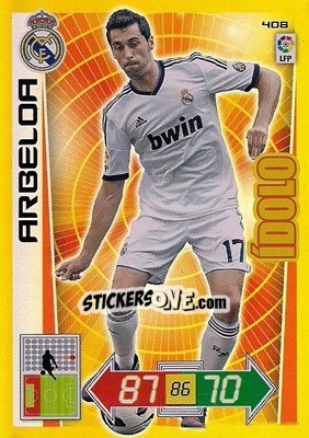 Sticker Arbeloa - Liga BBVA 2012-2013. Adrenalyn XL n. 408 - Panini