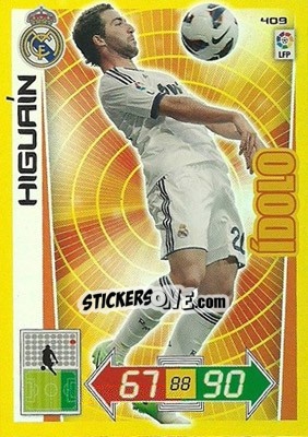 Sticker Higuain - Liga BBVA 2012-2013. Adrenalyn XL n. 409 - Panini