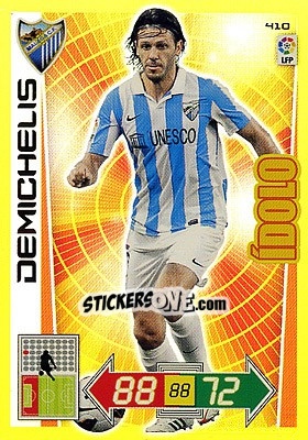 Sticker Demichelis - Liga BBVA 2012-2013. Adrenalyn XL n. 410 - Panini