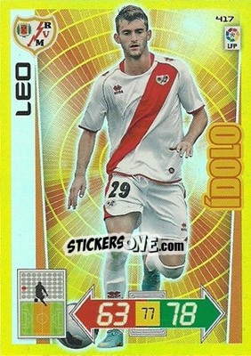 Sticker Leo Baptistao - Liga BBVA 2012-2013. Adrenalyn XL n. 417 - Panini