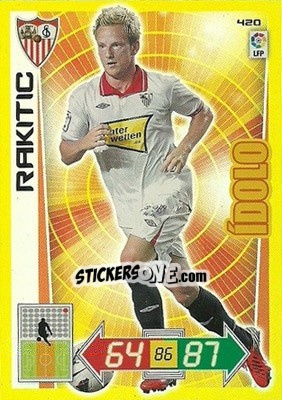 Sticker Rakitic - Liga BBVA 2012-2013. Adrenalyn XL n. 420 - Panini