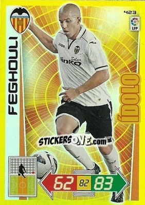 Figurina Feghouli - Liga BBVA 2012-2013. Adrenalyn XL n. 423 - Panini