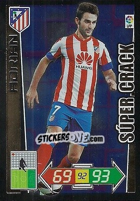 Cromo Adrián Lopez - Liga BBVA 2012-2013. Adrenalyn XL n. 429 - Panini