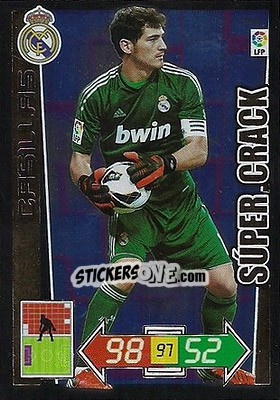 Sticker Casillas - Liga BBVA 2012-2013. Adrenalyn XL n. 436 - Panini