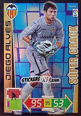 Sticker Diego Alves - Liga BBVA 2012-2013. Adrenalyn XL n. 444 - Panini