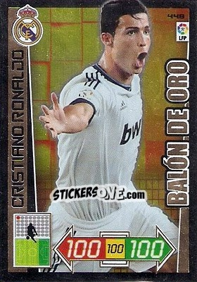 Sticker Cristiano Ronaldo - Liga BBVA 2012-2013. Adrenalyn XL n. 448 - Panini