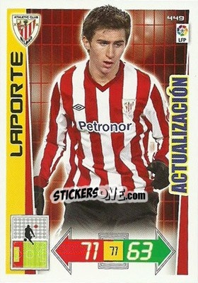 Sticker Laporte - Liga BBVA 2012-2013. Adrenalyn XL n. 449 - Panini