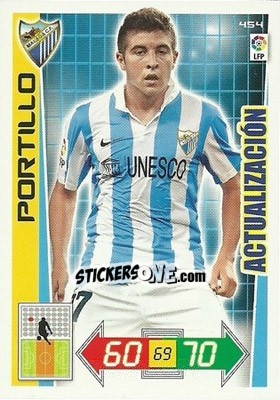 Sticker Portillo - Liga BBVA 2012-2013. Adrenalyn XL n. 454 - Panini