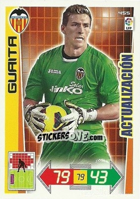 Sticker Guaita - Liga BBVA 2012-2013. Adrenalyn XL n. 455 - Panini