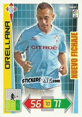 Sticker Orellana - Liga BBVA 2012-2013. Adrenalyn XL n. 462 - Panini