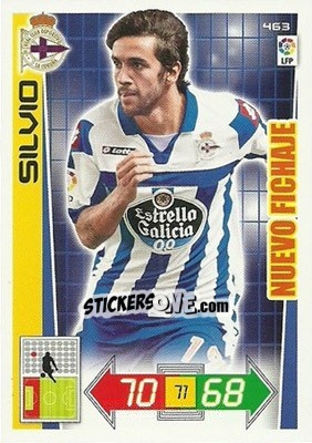 Sticker Silvio - Liga BBVA 2012-2013. Adrenalyn XL n. 463 - Panini