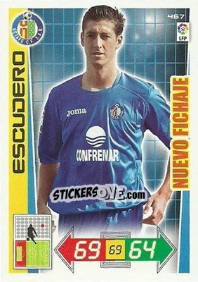 Sticker Escudero - Liga BBVA 2012-2013. Adrenalyn XL - Panini