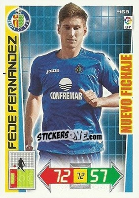 Sticker Fede Fernández - Liga BBVA 2012-2013. Adrenalyn XL n. 468 - Panini