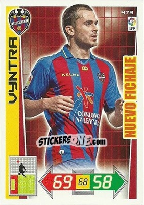 Sticker Vyntra - Liga BBVA 2012-2013. Adrenalyn XL n. 473 - Panini