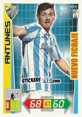 Figurina Antunes - Liga BBVA 2012-2013. Adrenalyn XL - Panini