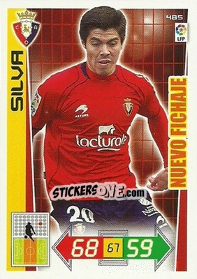 Sticker Silva - Liga BBVA 2012-2013. Adrenalyn XL n. 485 - Panini