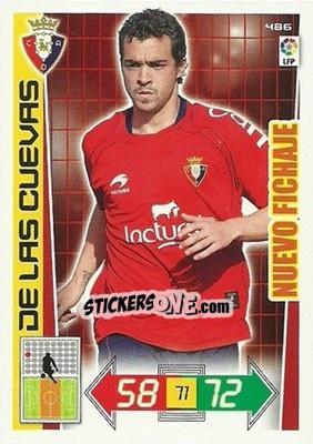 Sticker De Las Cuevas - Liga BBVA 2012-2013. Adrenalyn XL n. 486 - Panini