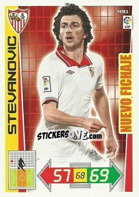 Sticker Stevanovic - Liga BBVA 2012-2013. Adrenalyn XL n. 491 - Panini