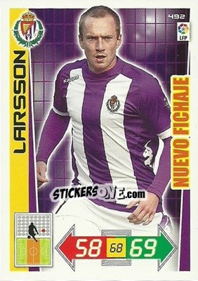 Sticker Larsson - Liga BBVA 2012-2013. Adrenalyn XL n. 492 - Panini