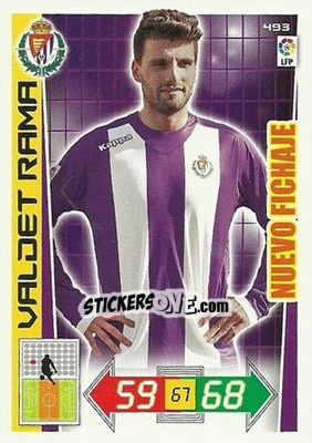 Sticker Valdet Rama - Liga BBVA 2012-2013. Adrenalyn XL n. 493 - Panini