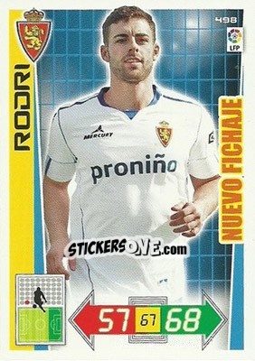 Sticker Rodri - Liga BBVA 2012-2013. Adrenalyn XL n. 498 - Panini