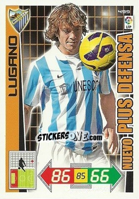 Sticker Lugano - Liga BBVA 2012-2013. Adrenalyn XL n. 499 - Panini