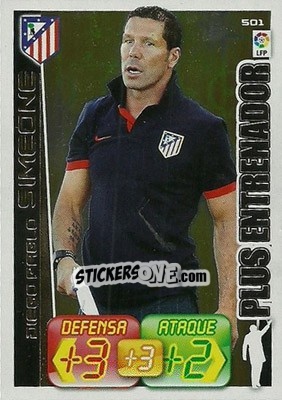 Sticker Diego Pablo Simeone - Liga BBVA 2012-2013. Adrenalyn XL n. 501 - Panini