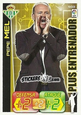 Sticker Pepe Mel - Liga BBVA 2012-2013. Adrenalyn XL n. 503 - Panini