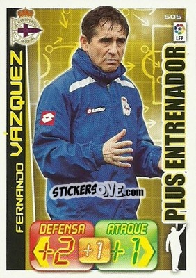 Sticker Fernando Vázquez - Liga BBVA 2012-2013. Adrenalyn XL n. 505 - Panini