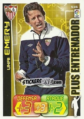 Sticker Unai Emery - Liga BBVA 2012-2013. Adrenalyn XL n. 516 - Panini