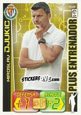 Sticker Miroslav Djukic - Liga BBVA 2012-2013. Adrenalyn XL n. 518 - Panini