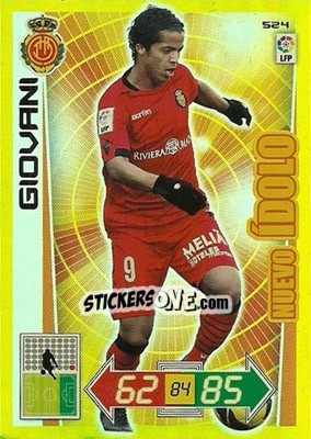 Sticker Giovani Dos Santos - Liga BBVA 2012-2013. Adrenalyn XL n. 524 - Panini