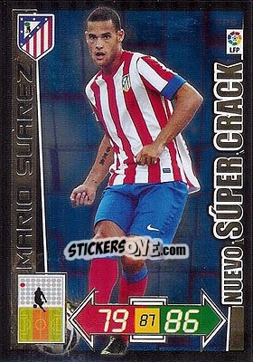 Cromo Mario Suárez - Liga BBVA 2012-2013. Adrenalyn XL n. 525 - Panini