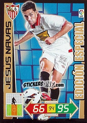 Sticker Jesús Navas - Liga BBVA 2012-2013. Adrenalyn XL n. LE-JN - Panini