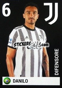 Sticker Danilo - Juventus 2022-2023
 n. 10 - Euro Publishing