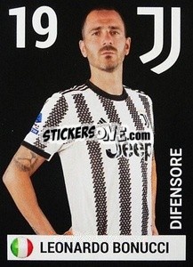 Sticker Leonardo Bonucci - Juventus 2022-2023
 - Euro Publishing