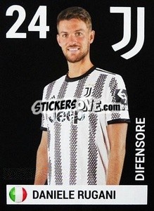 Sticker Daniele Rugani - Juventus 2022-2023
 n. 14 - Euro Publishing