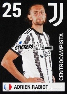 Sticker Adrien Rabiot - Juventus 2022-2023
 - Euro Publishing