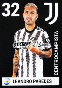 Sticker Leandro Paredes - Juventus 2022-2023
 - Euro Publishing