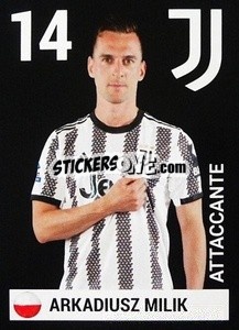 Sticker Arkadiusz Milik - Juventus 2022-2023
 - Euro Publishing