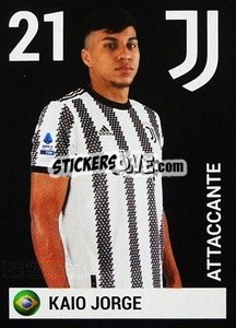Sticker Kaio Jorge - Juventus 2022-2023
 n. 28 - Euro Publishing