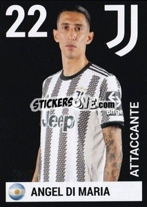 Sticker Angel Di Maria - Juventus 2022-2023
 - Euro Publishing