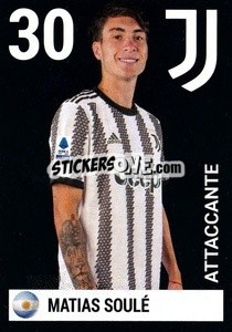 Cromo Matias Soule - Juventus 2022-2023
 - Euro Publishing