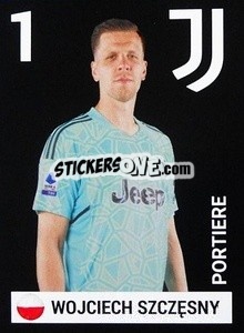 Sticker Wojciech Szczesny - Juventus 2022-2023
 n. 5 - Euro Publishing